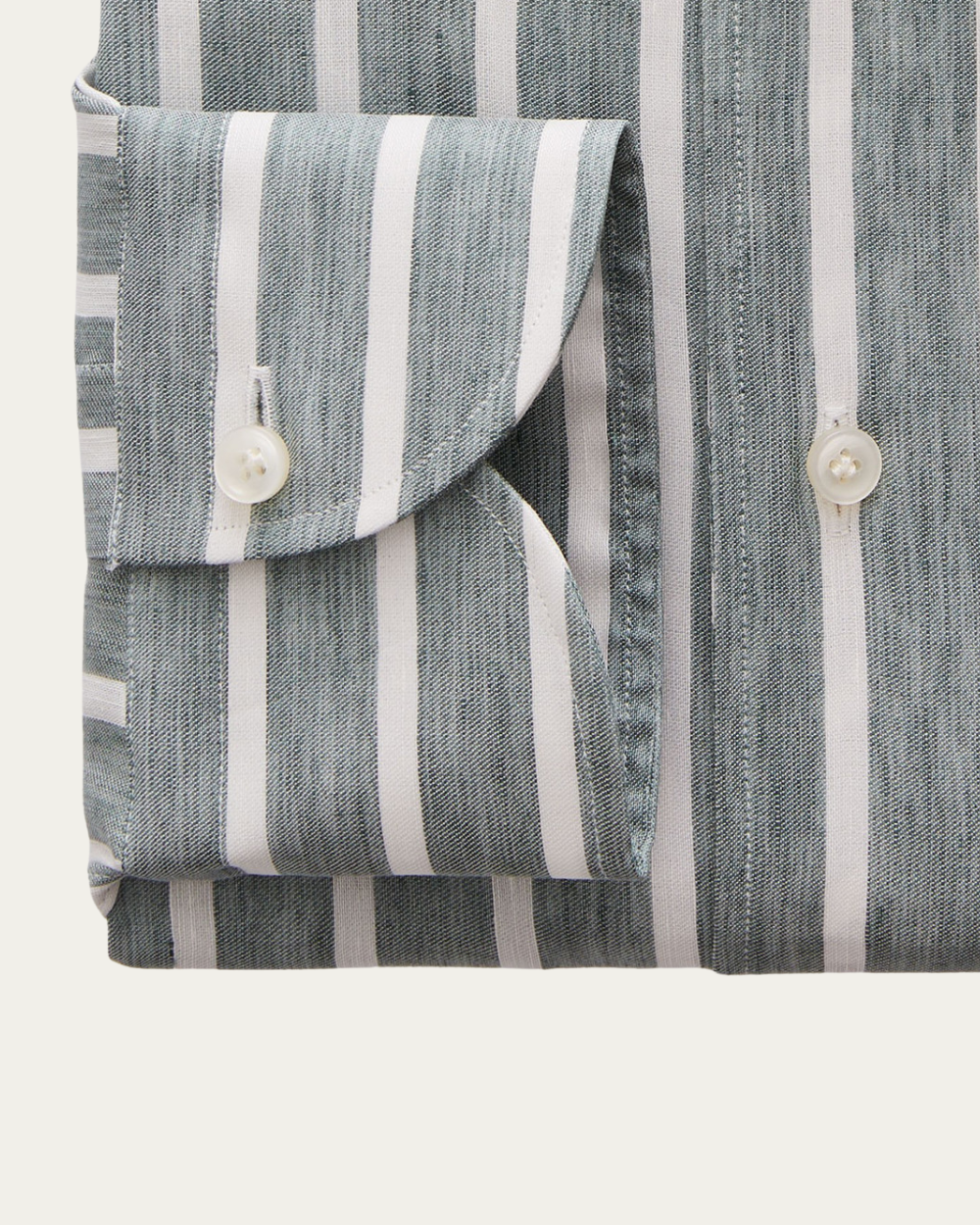 Emanuel Berg | Striped Cotton-Lyocell Blend Shirt