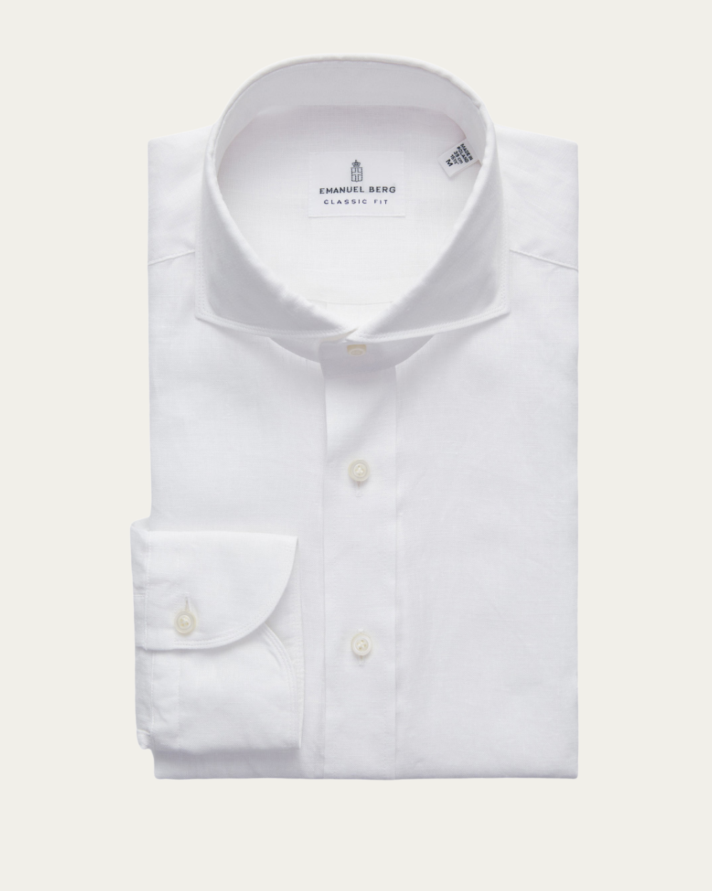 Emanuel Berg | White Linen Shirt