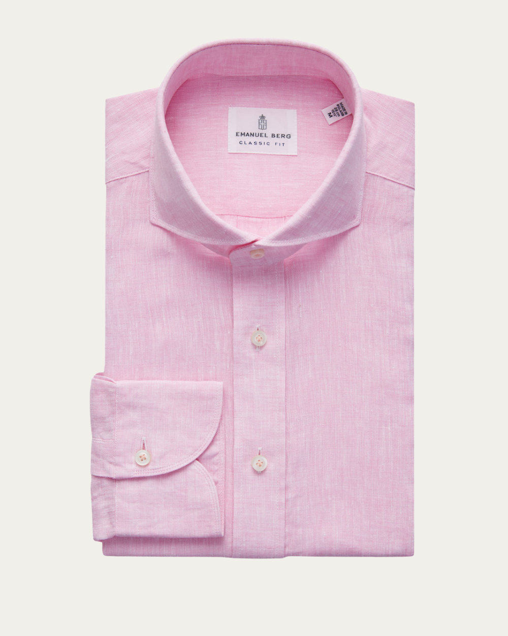 Emanuel Berg | Pink Linen Shirt