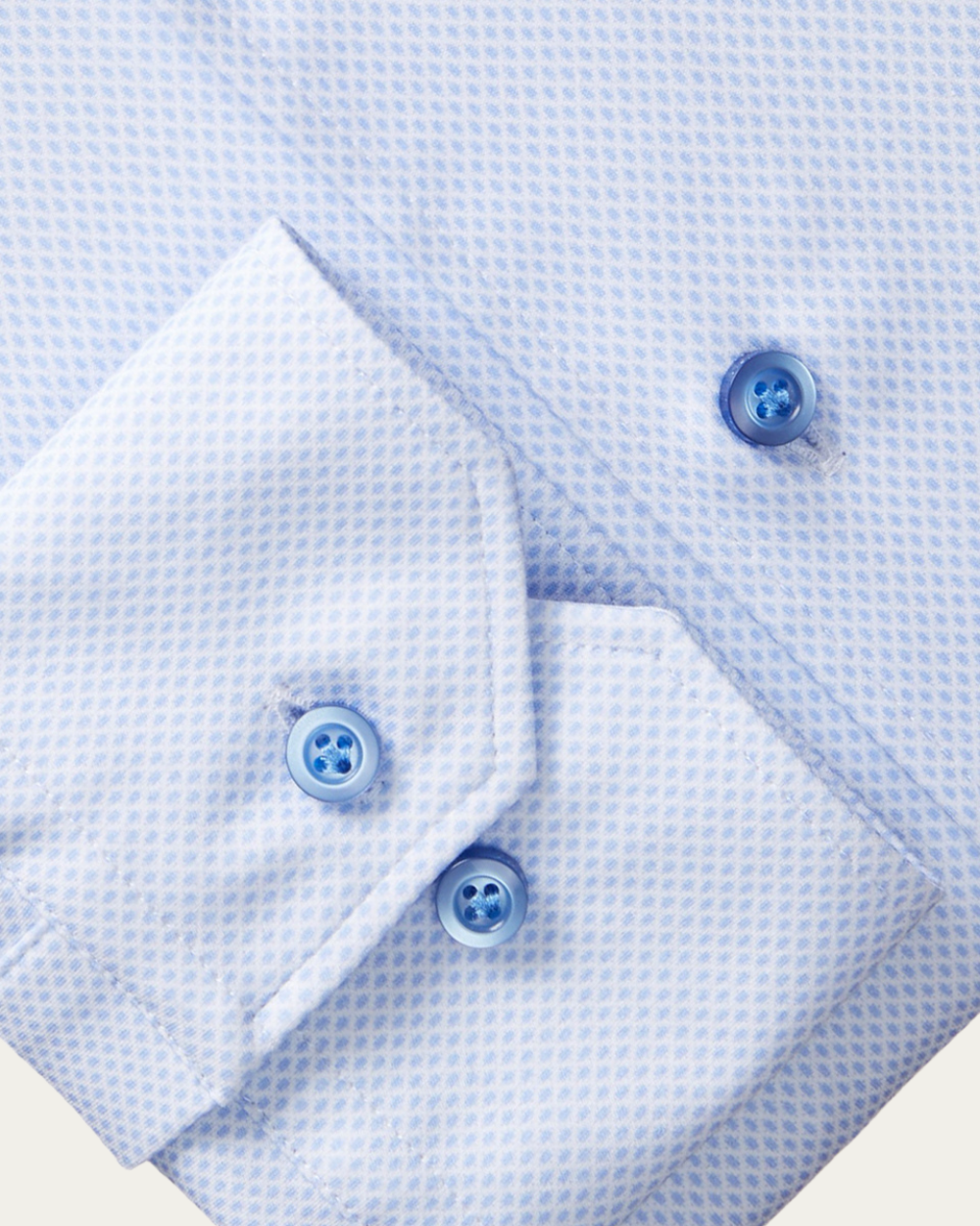 Emanuel Berg | Micro Print 4Flex Cotton Shirt