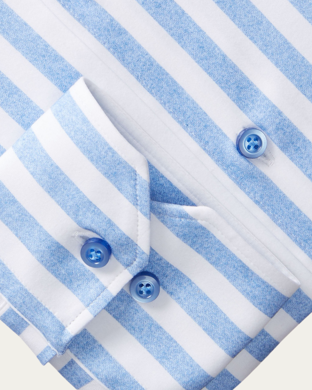 Emanuel Berg | Striped 4Flex Cotton Shirt