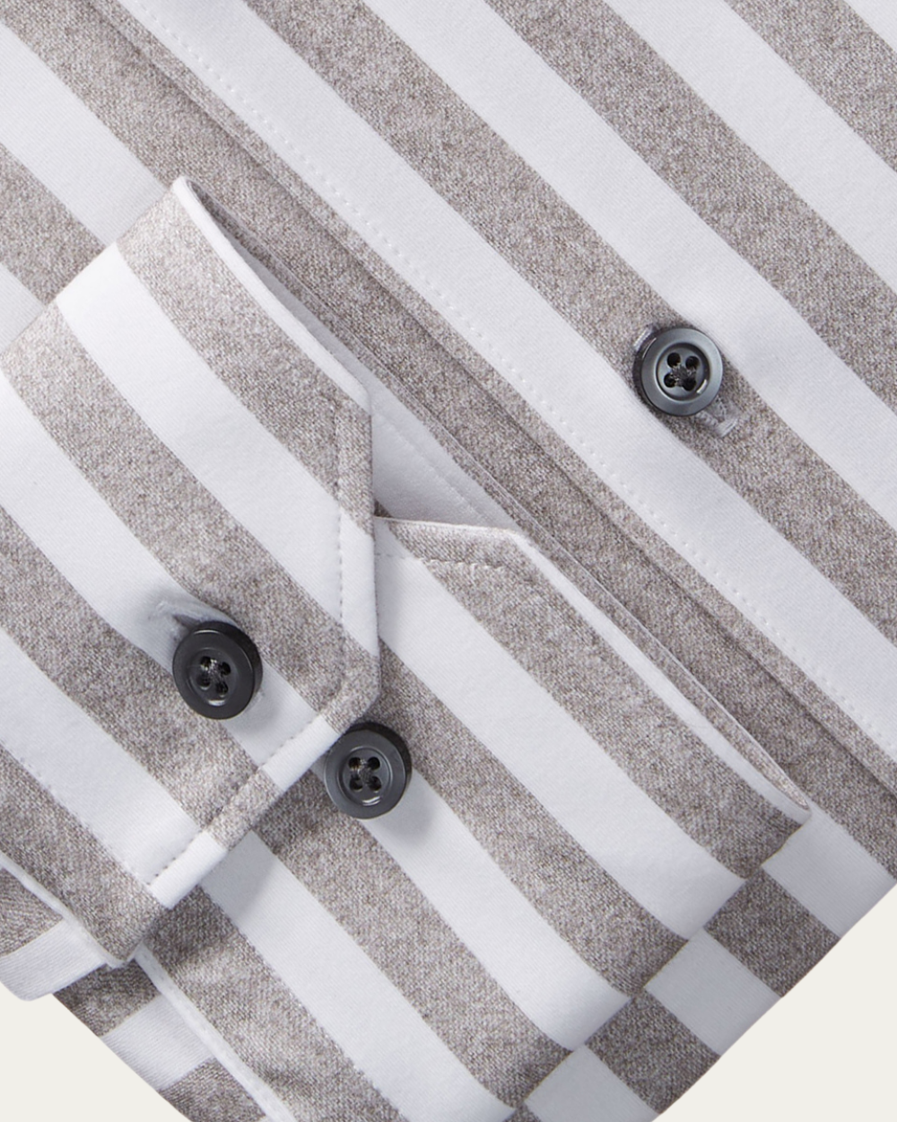 Emanuel Berg | Striped 4Flex Cotton Shirt
