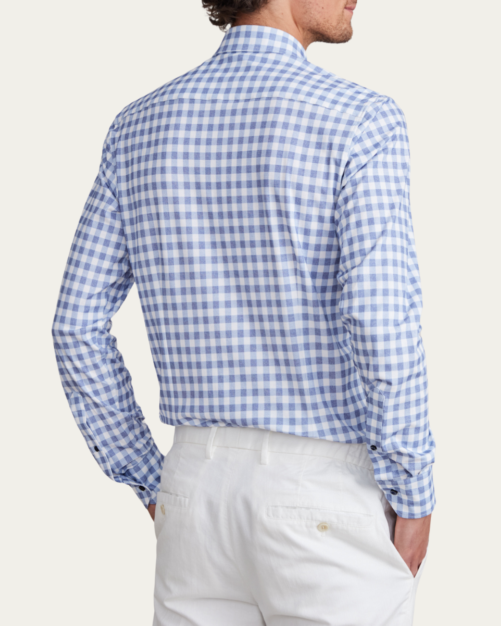 Emanuel Berg | Checked 4Flex Cotton Shirt