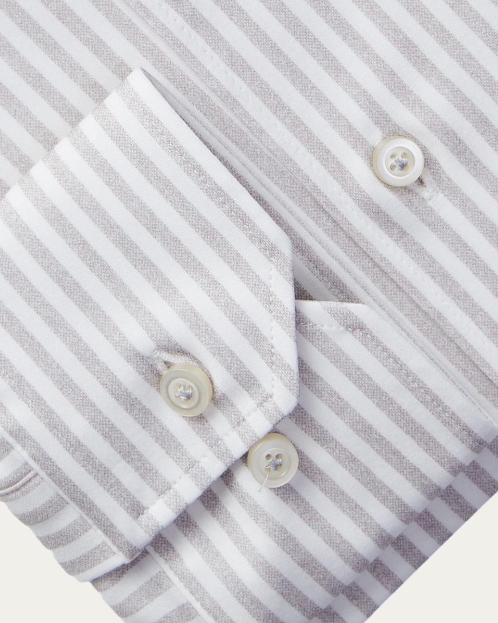 Emanuel Berg | Striped 4Flex Cotton Shirt