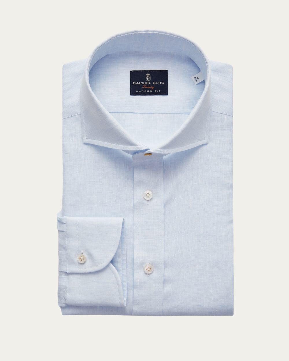 Emanuel Berg | Light Blue Linen Shirt