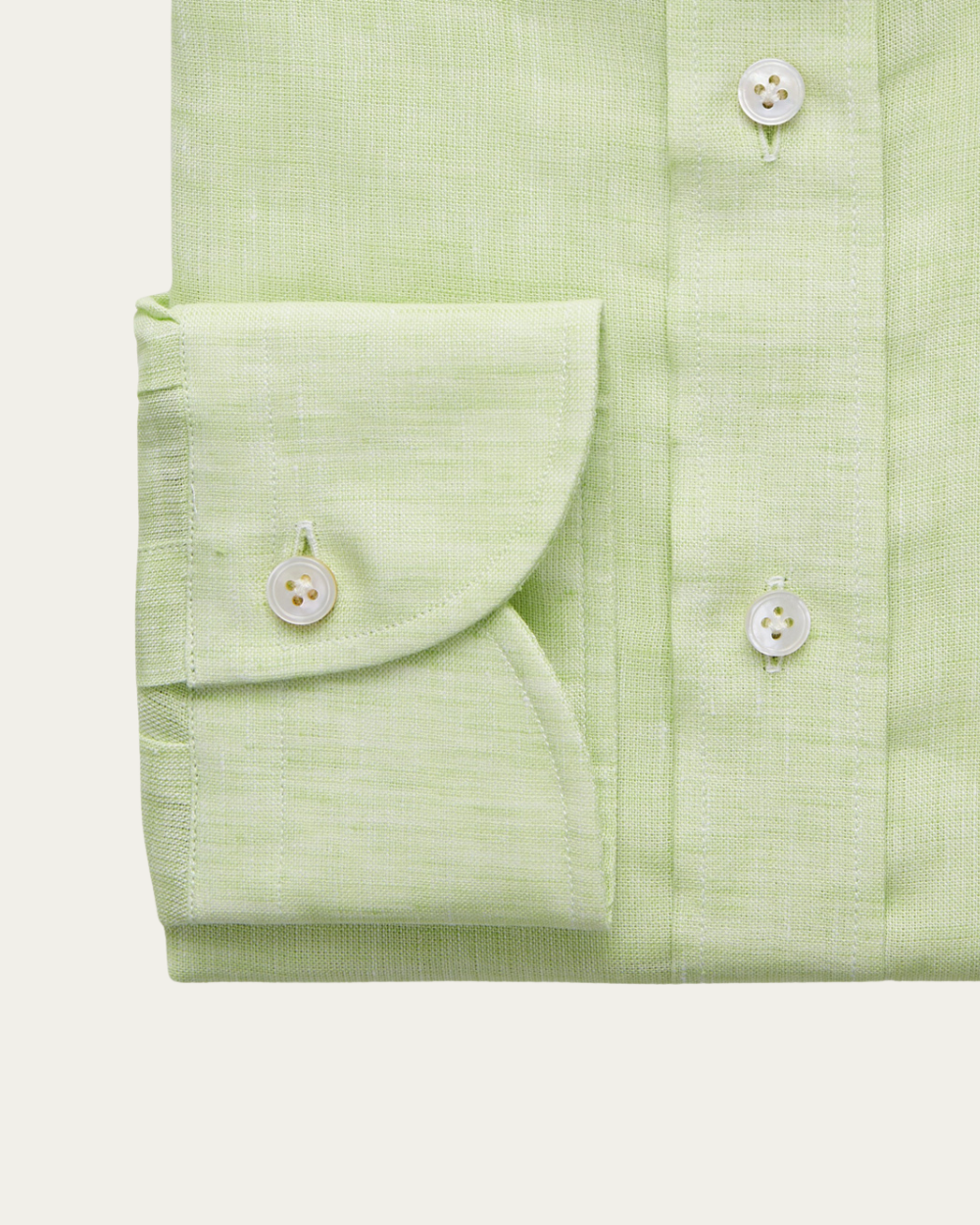 Emanuel Berg | Lime Green Linen Shirt