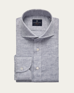 Szara koszula lniana