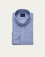 Koszula w niebieskie prążki, Wrinkle Resistant Twill