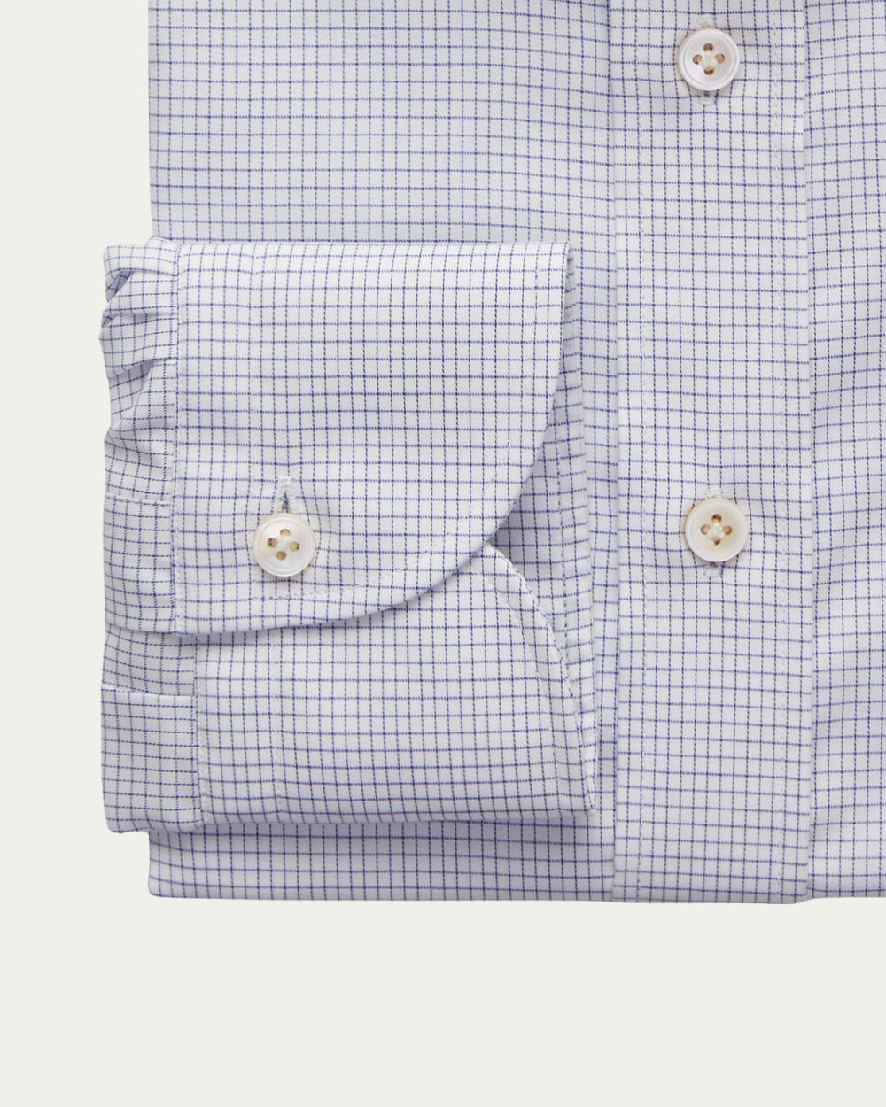 Emanuel Berg | Checked Wrinkle Resistant Twill Shirt