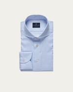 Koszula w błękitne paski, Wrinkle Resistant Twill