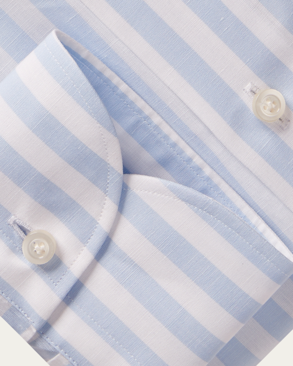 Emanuel Berg | Striped Cotton and Linen Shirt