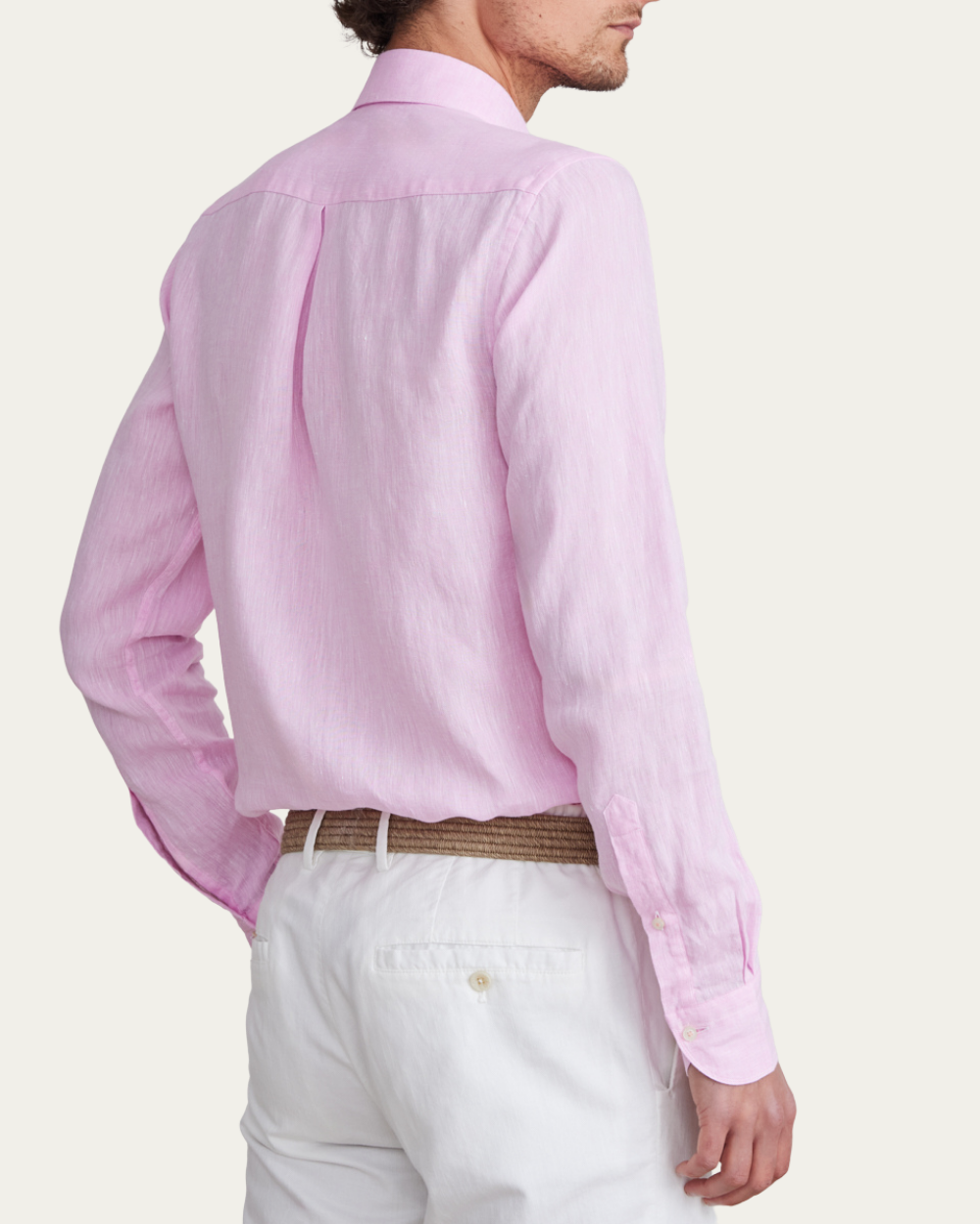 Emanuel Berg | Pink Linen Shirt
