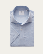 Błękitne polo z Jersey'u