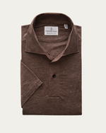 Brązowe polo z Jersey'u