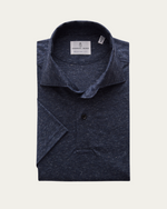 Granatowe polo z Jersey'u