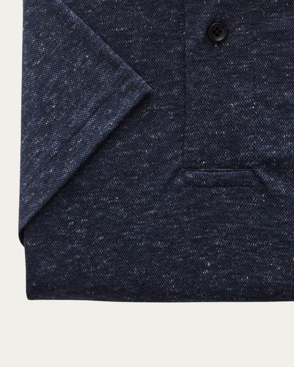 Emanuel Berg | Navy Blue Jersey Polo Shirt