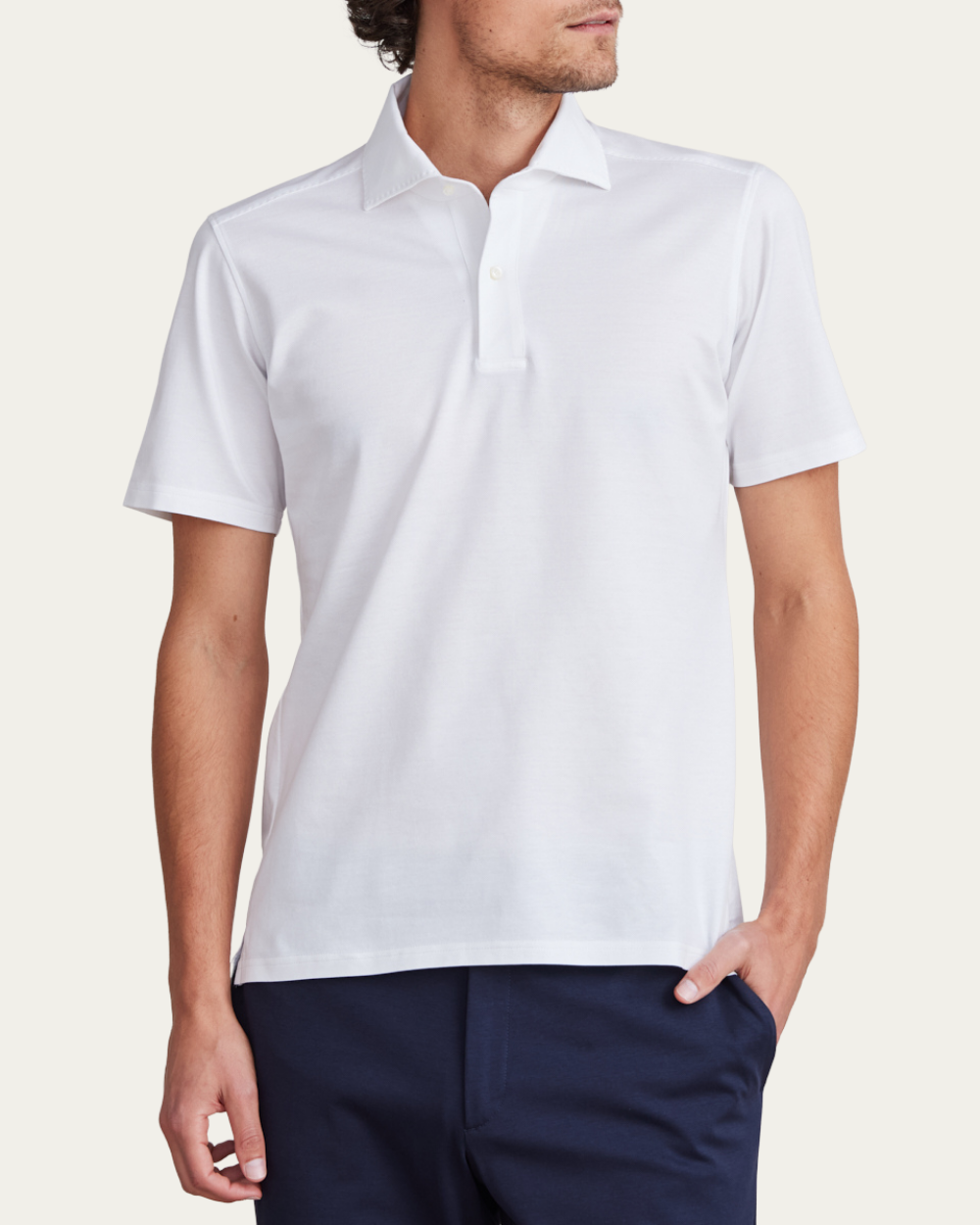 Emanuel Berg | Jersey Short-Sleeved Polo Shirt
