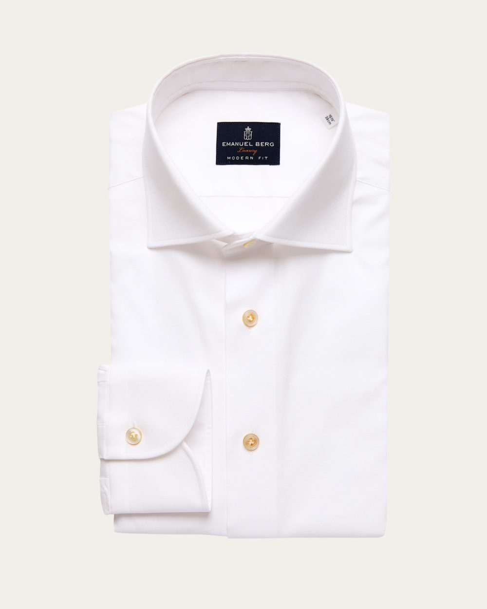 Emanuel Berg | White Yoga Twill Shirt