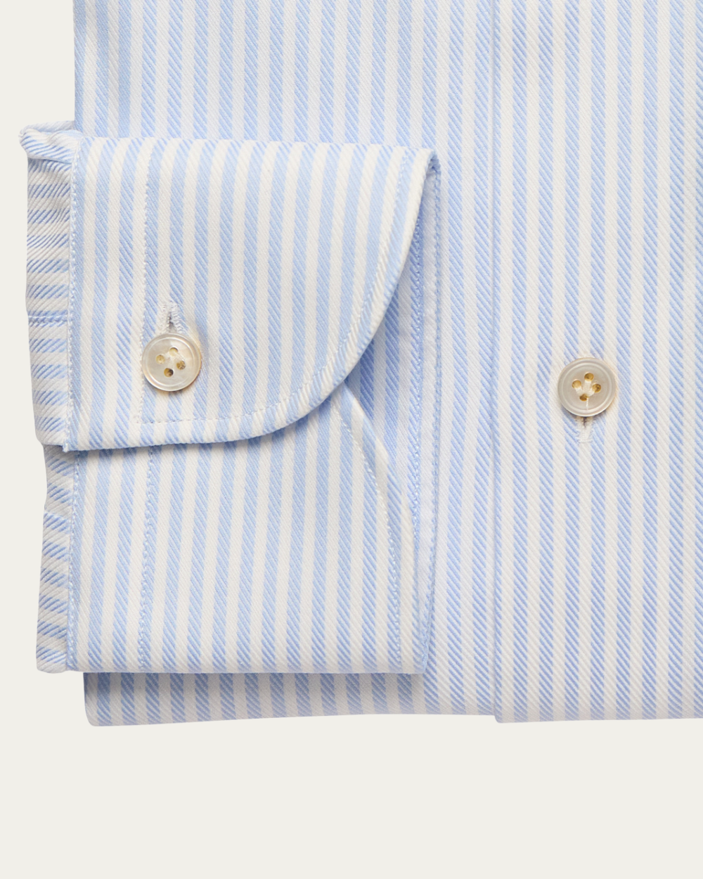 Emanuel Berg | Light Blue Striped Royal Twill Shirt