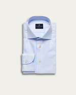 Koszula w błękitną kratę Gingham, Royal Twill