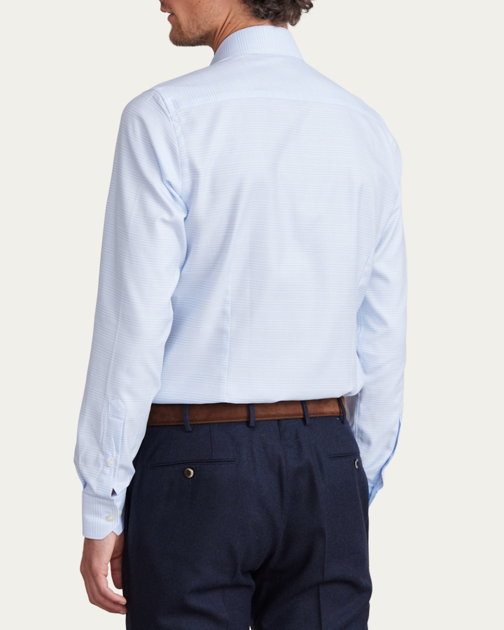 Emanuel Berg | Prince of Wales Check Cotton Shirt