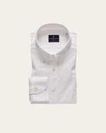 Koszula z Jersey'u Loro Piana® w kolorze złamanej bieli