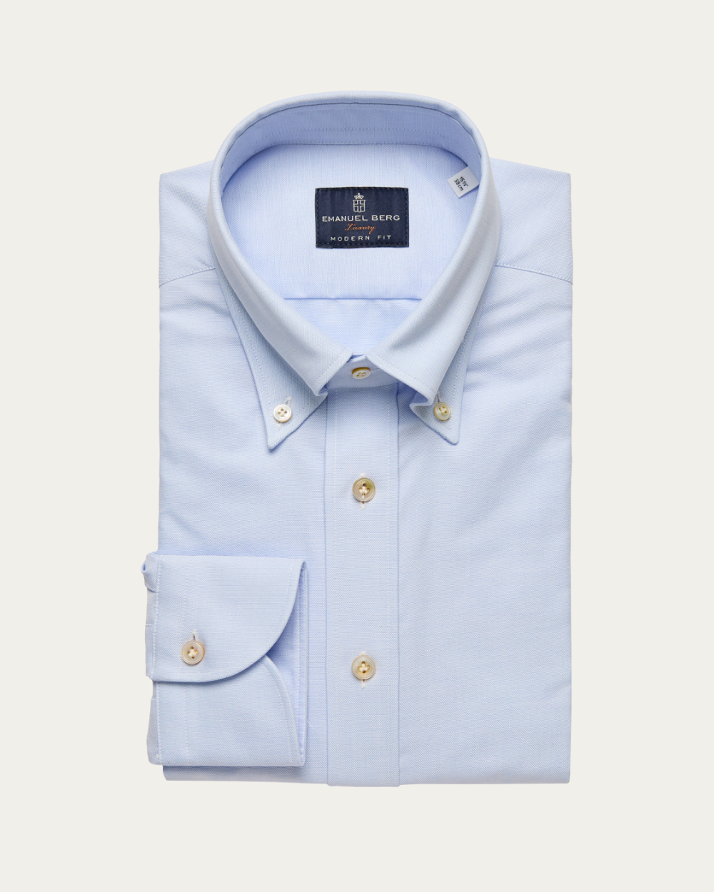 Emanuel Berg | Light Blue Royal Oxford Shirt