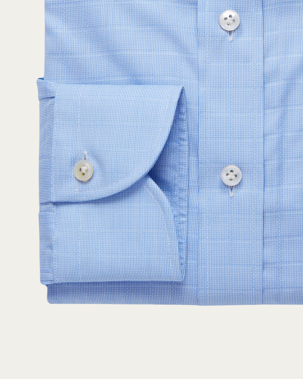 Emanuel Berg | Sky Blue Dobby Shirt