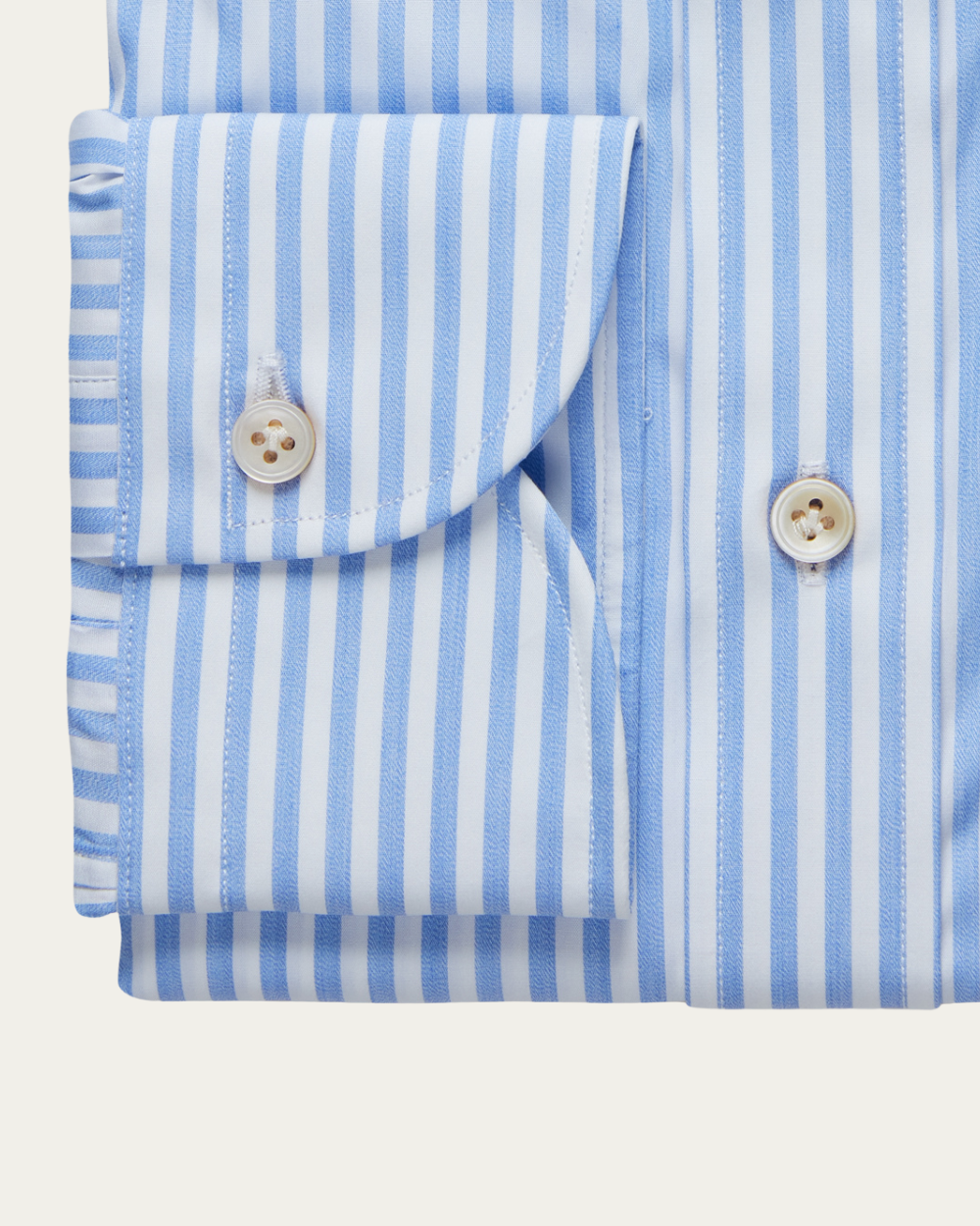 Emanuel Berg | Blue Striped Shirt