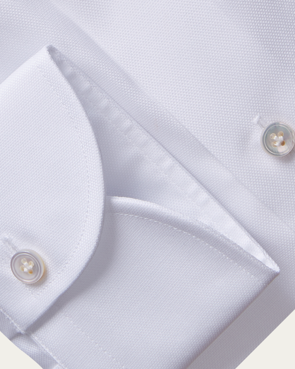 Emanuel Berg | White Royal Oxford Shirt