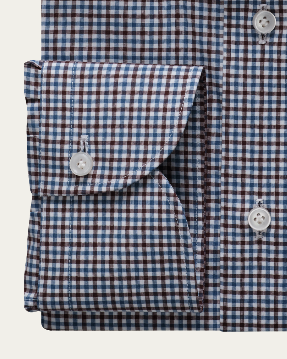 Emanuel Berg | Blue and Brown Check Shirt