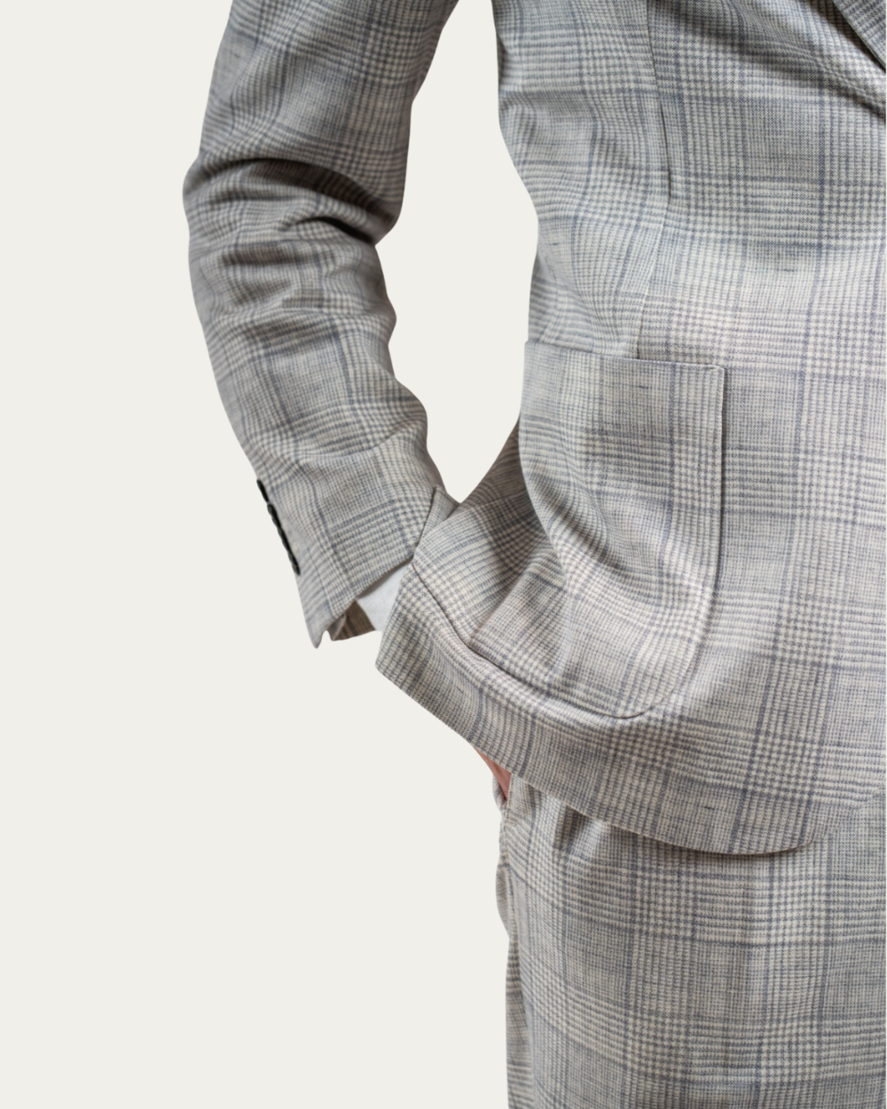 Circolo - Prince of Wales Single Breasted Jacket