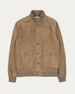 Valstarino Suede Jacket Grege Lined