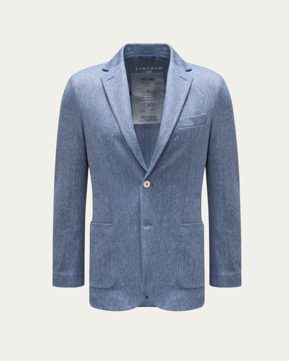 Circolo 1901 - Linen Blue Mottled Jacket