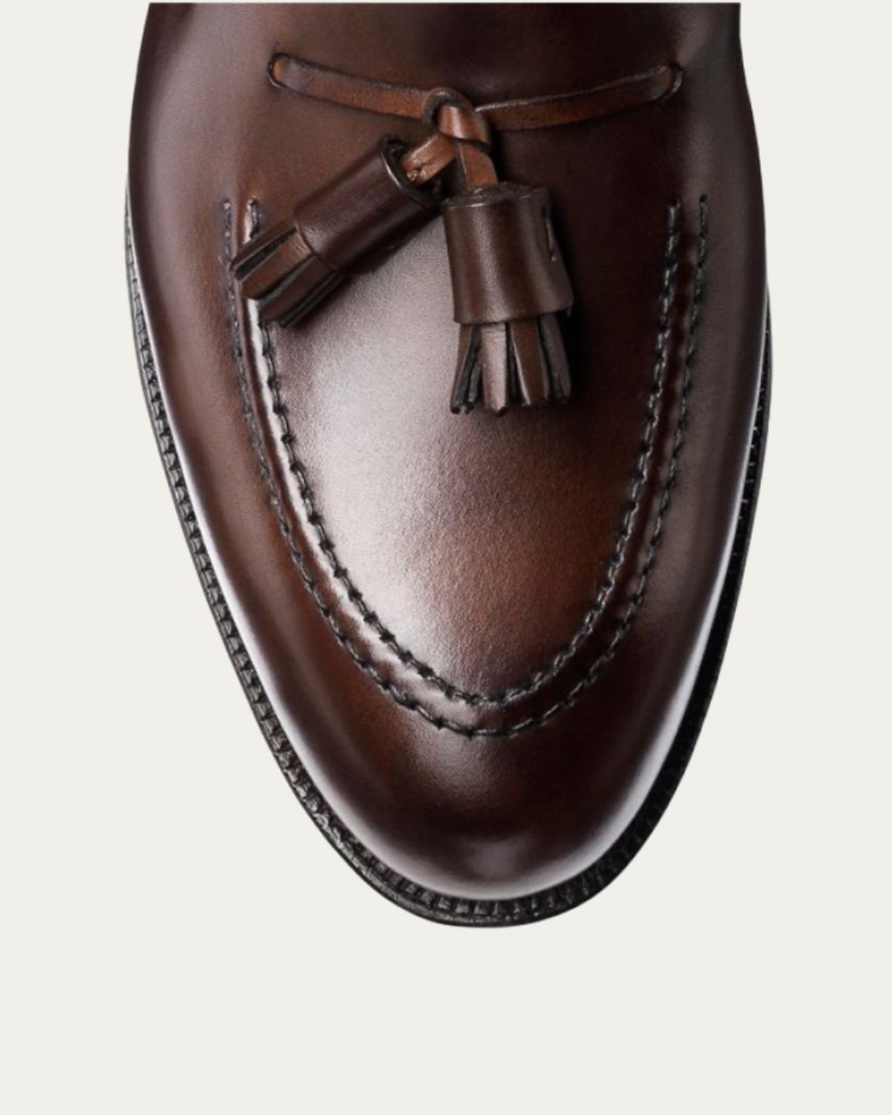 Crockett & Jones - Dark Brown Burnished Calf Cavendish Loafers
