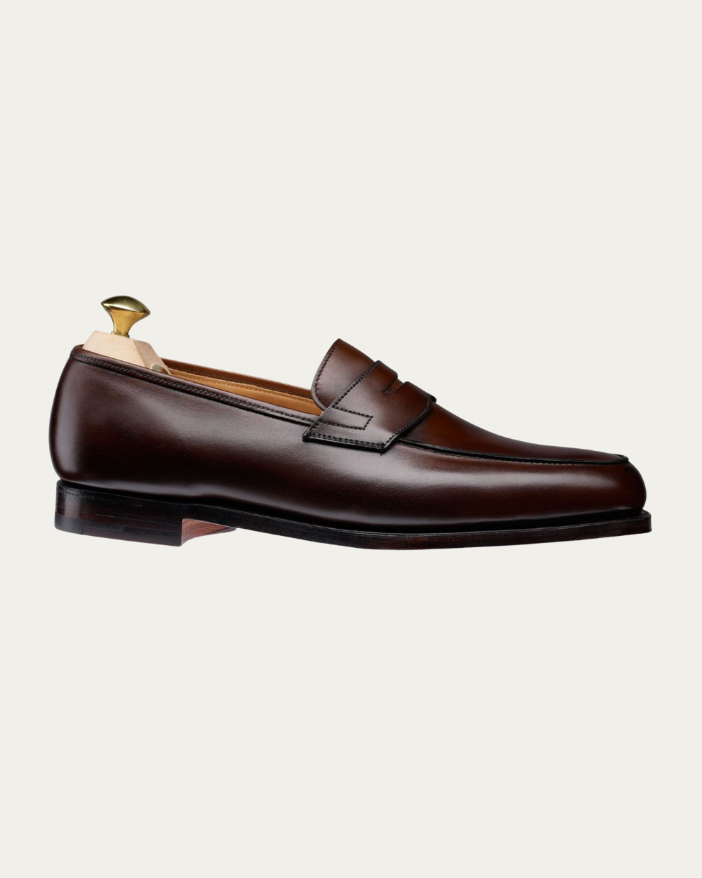 Crockett & Jones - Dark Brown Burnished Calf Grantham 2 Loafers