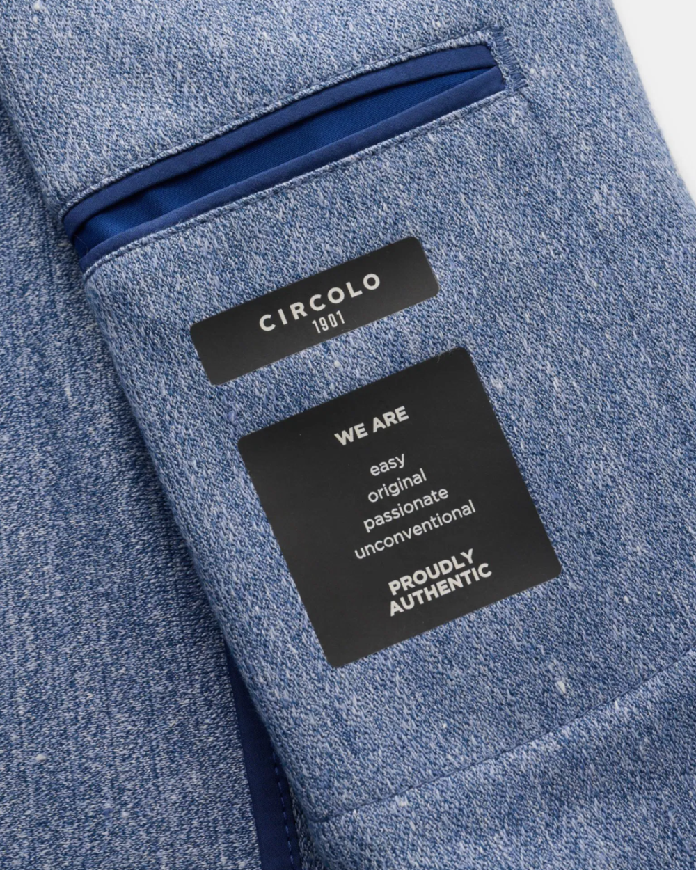 Circolo 1901 - Linen Blue Mottled Jacket