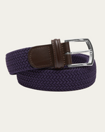 Elastyczny pleciony pasek, fioletowy