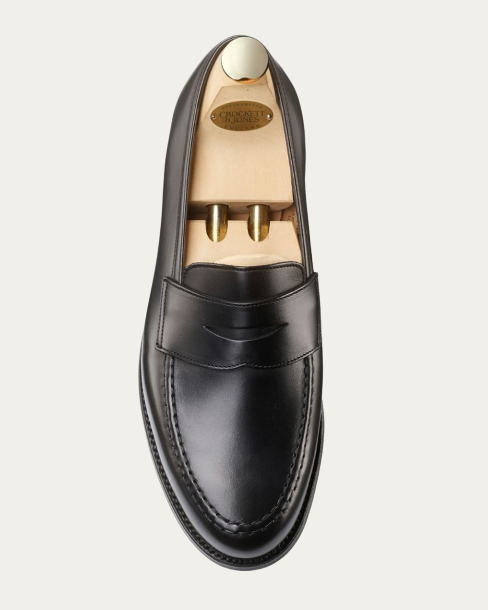 Crockett & Jones - Black Calf Boston Loafers
