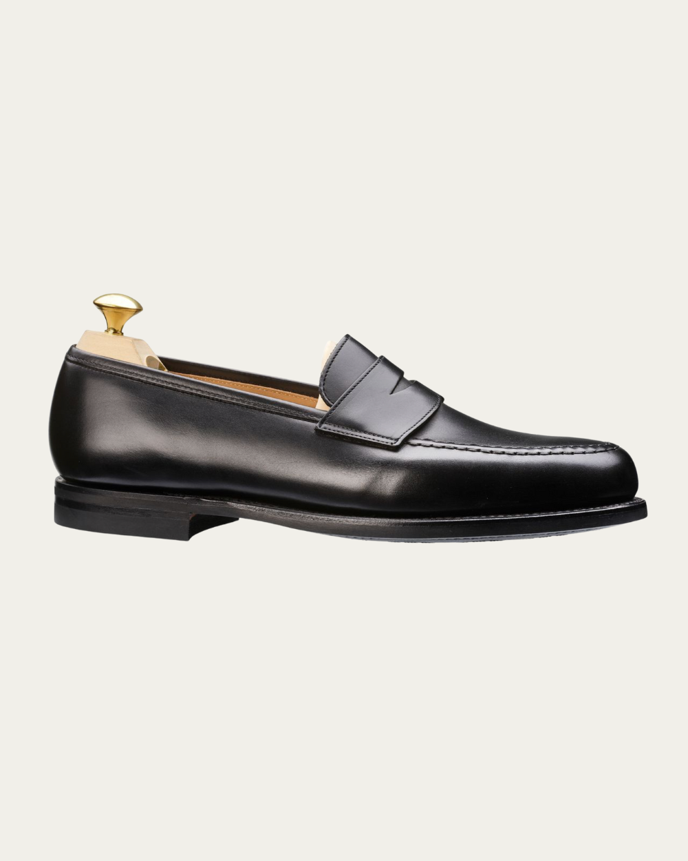 Crockett & Jones - Black Calf Boston Loafers