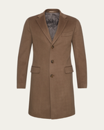 Brown Wool and Cashmere Coat