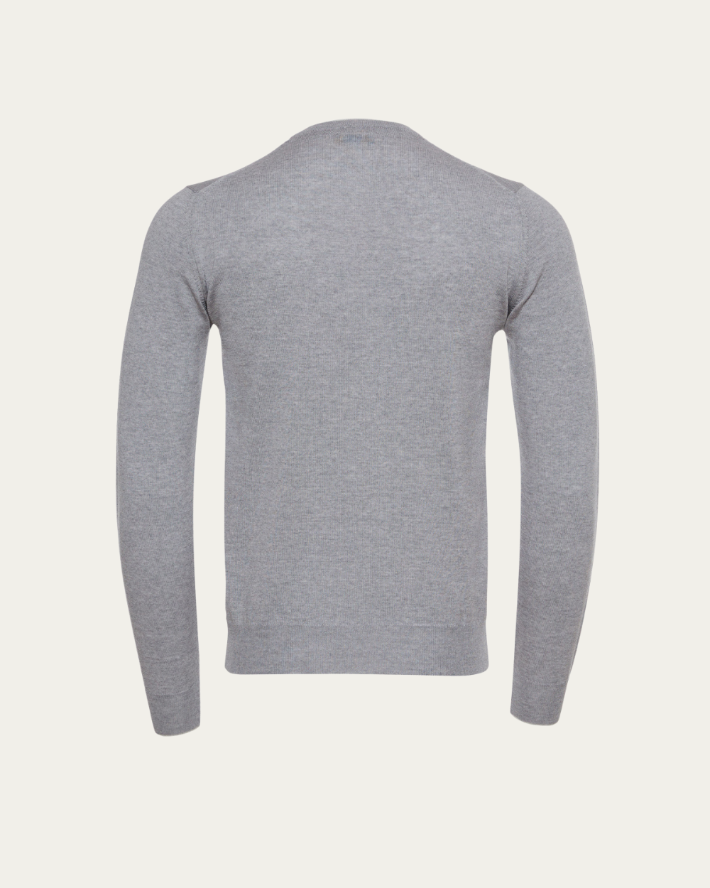 Emanuel Berg | Grey Merino Wool Crew-Neck Sweater