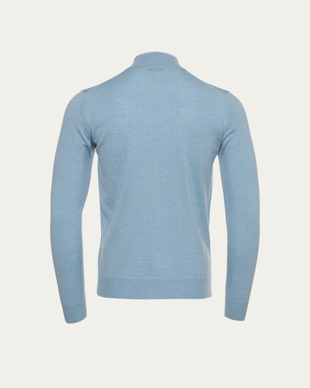 Emanuel Berg | Light Blue Merino Wool Zipped Cardigan