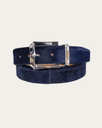 Navy Blue Horsehair Belt