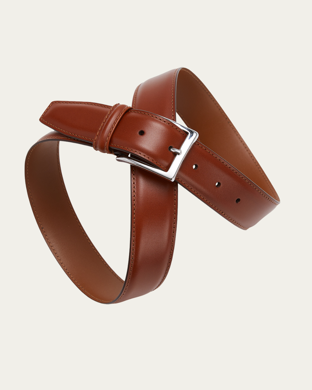 Emanuel Berg | Brown Calf Leather Belt