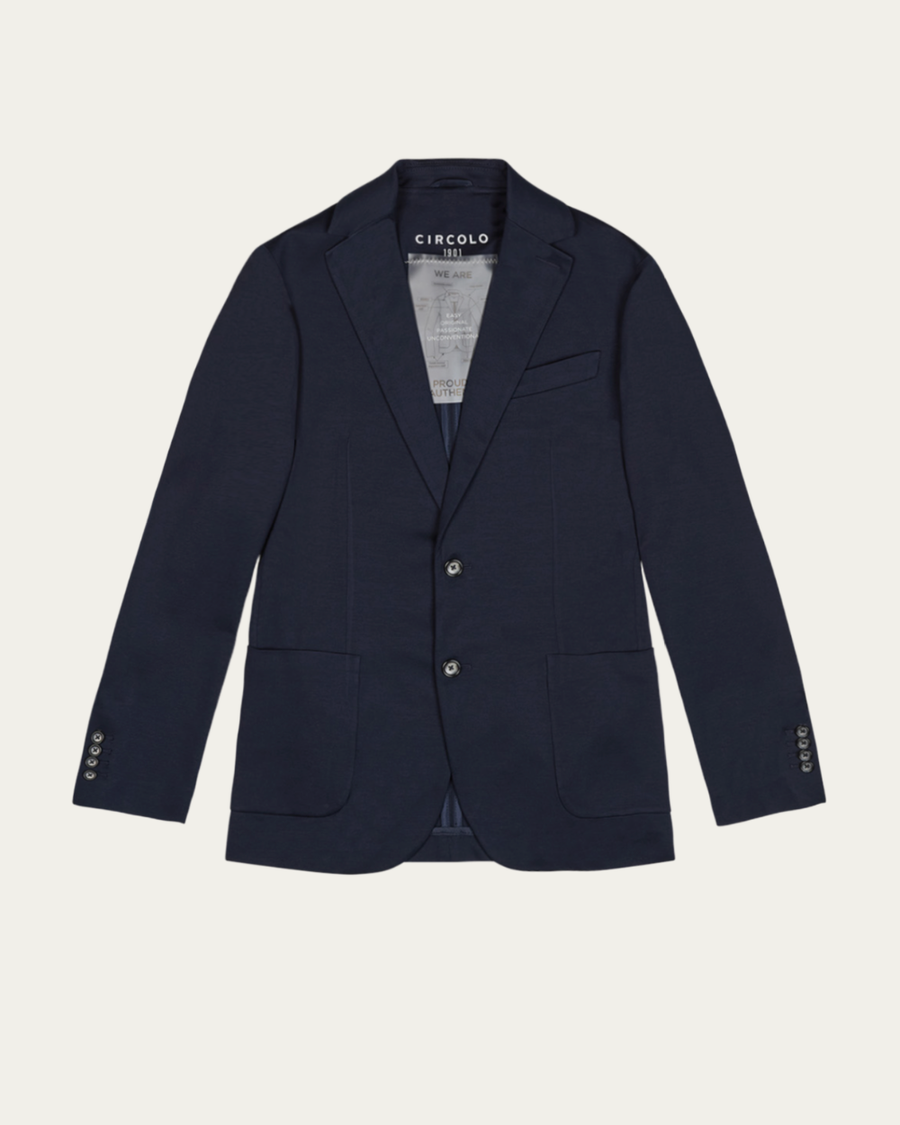 Circolo 1901 - Navy Jersey Blazer