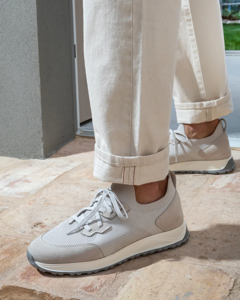 Fabiano Ricci - Sneaker Stretch Beige