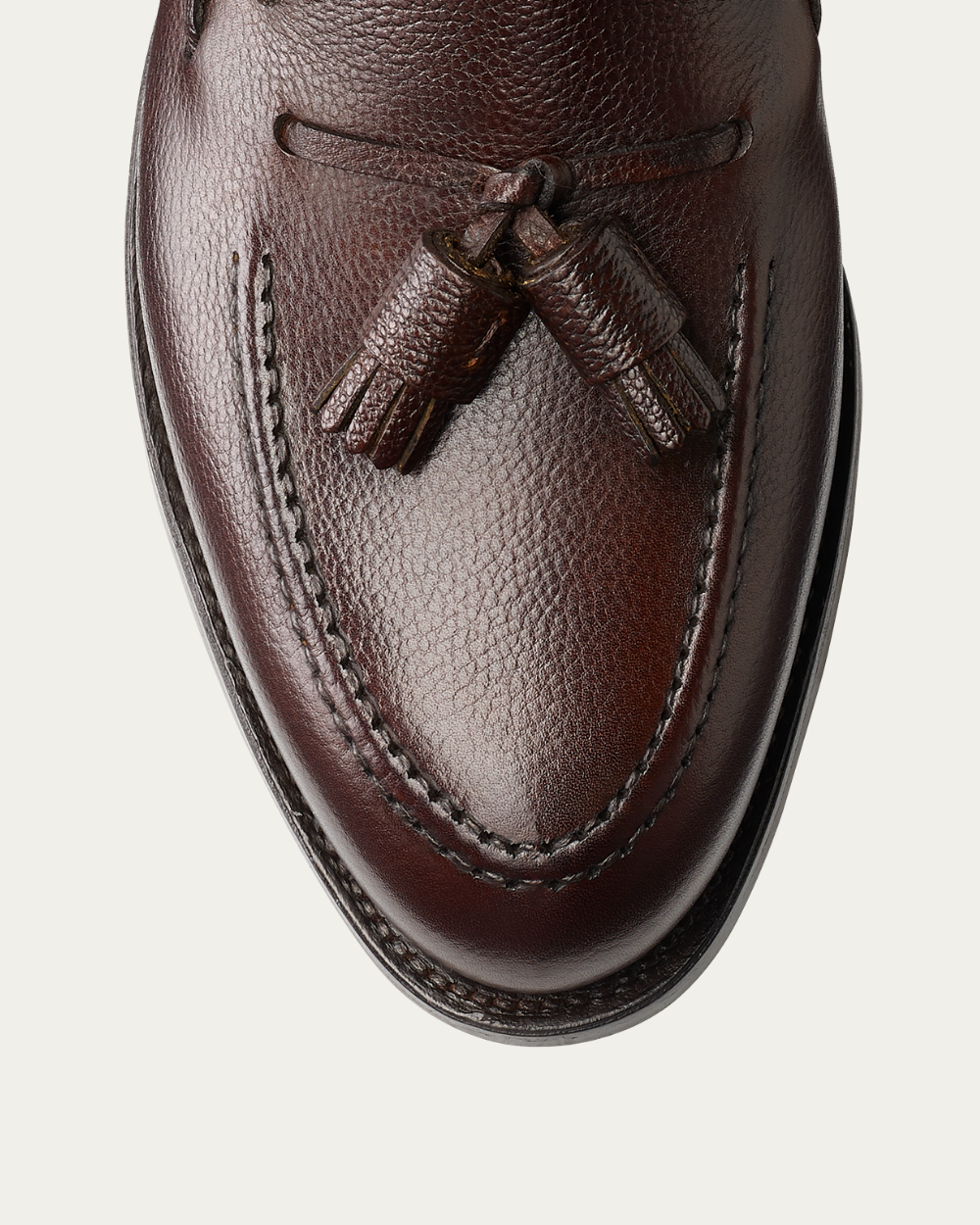 Crockett & Jones - Dark Brown Pebble Grain Cavendish Loafers
