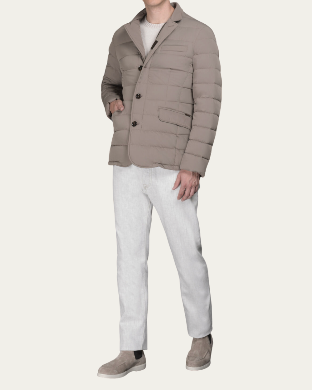 MooRER - Nut Brown Zayn KN Down Jacket