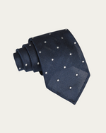 Polka Dot Unlined Grenadine Tie